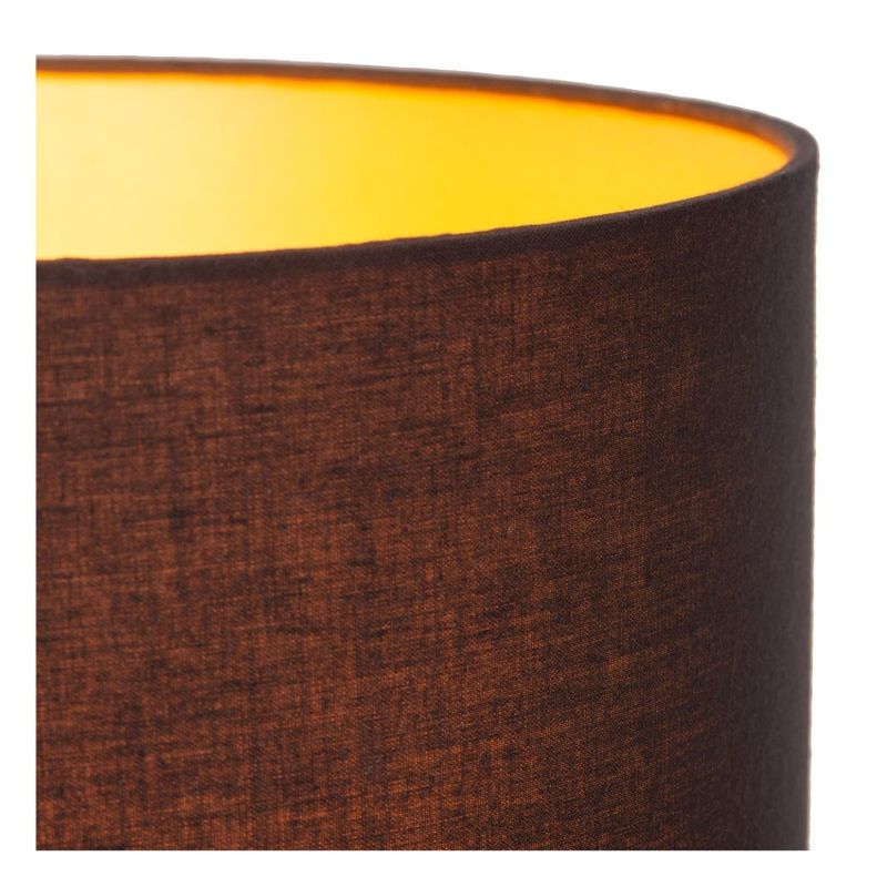 Lucide MAYA - Stojacia lampa - Ø 45 cm - 1xE27 - Čierna